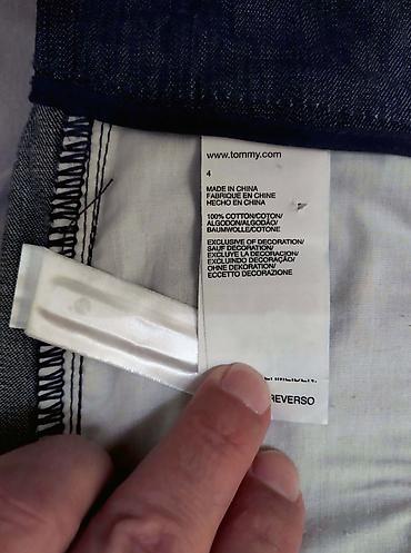 Pantalone: Tommy Hilfiger pamučne tri četvrt ženske pantalone Prelepe superiorne — 16