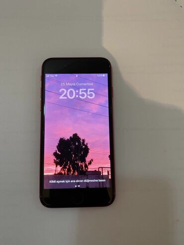 iphone işlənmiş: IPhone 8, 64 ГБ, Красный, Отпечаток пальца, Беспроводная зарядка