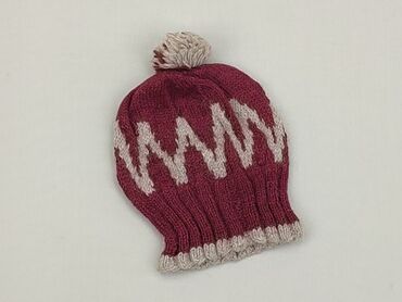 bordowa czapka zimowa: Czapka, stan - Dobry