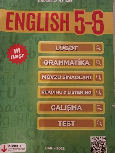 5 ci sinif ingilis dili nərgiz nəcəf: Nərgiz Nəcəf 5-6 İngilis dili.
İstəyənlər yazsın