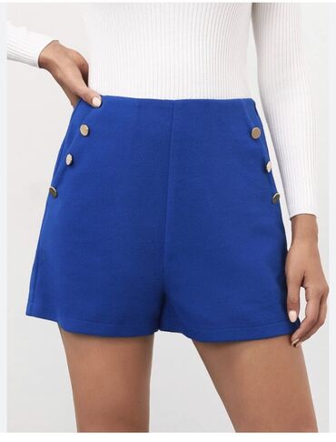 Шорты: Women's Short Zara, S (EU 36), цвет - Синий