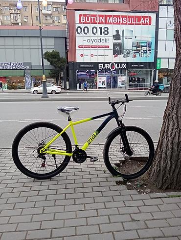 İdman velosipedləri: ZIGZ brendli şəhər/mtb tipli velosiped - Rəng: neon sarı və qara — 4