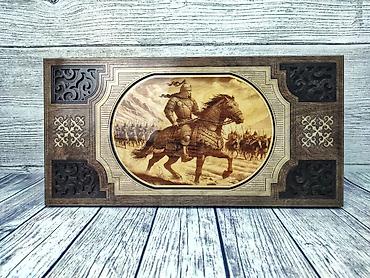 Нарды: Нарды "Номад". Нарды премиального сегмента, размер игрового поля — 3