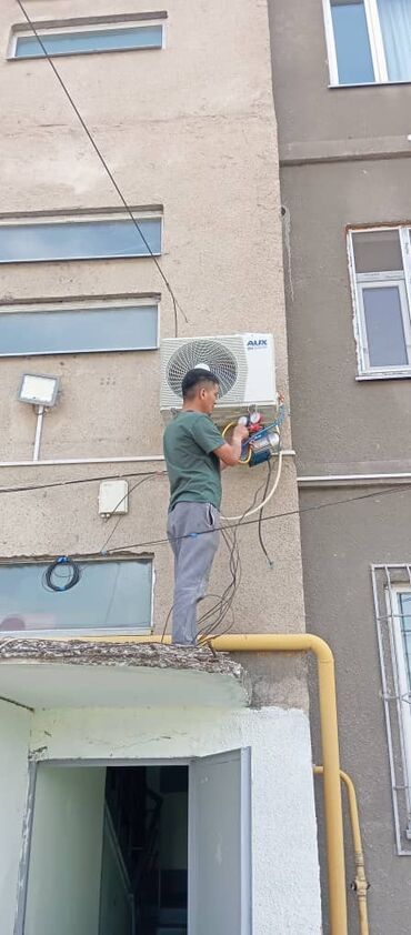 Ремонт кондиционеров: Установка кондиционеров любой сложности вакуумация системы Без пыли at lalafo.kg — 13 Ремонт кондиционеров: Установка кондиционеров любой сложности вакуумация системы Без пыли — 13