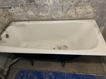 полочка для ванной: Ванна Прямоугольная, Чугун, Б/у