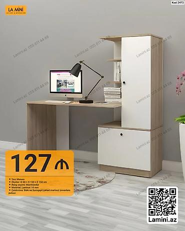 bar stolu: Künc masa, Stulsuz, Polkalı, Siyirməli, Sadə laminat — 1
