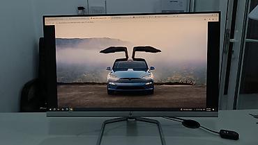 manitor hdmi: HP 27F monitor. 27 İNCH IPS panel 75 Hz Ofis, dərs, standart işlər — 1