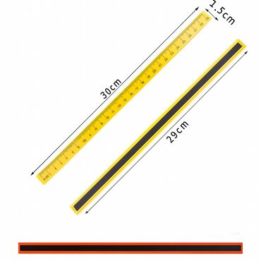 флипчарты магнитно меловая с дополнительными планками: Магнитная линейка 29 см — яркий и удобный аксессуар для школы, офиса и