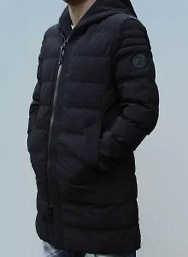 Zimske jakne: Muška zimska parka – crna - Duga silueta do sredine butina, ravnog — 12