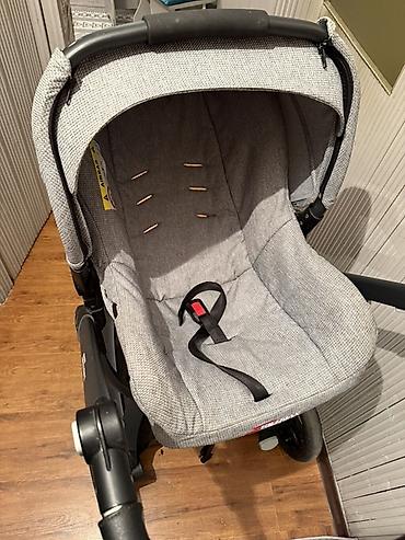 Коляски: Коляска, Другой бренд, цвет - Серебристый, Б/у, Самовывоз — 6