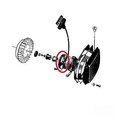Kosilice i trimeri: Plastični zamajac za četku/trimere – prečnik 84,10 mm - Namenjen — 8
