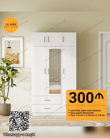 кухонный гарнитур бишкек бу: Açılan, 5 qapı Düz dolab, Qarderob, paltar dolabı