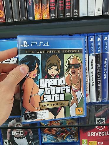 xbox diski: PS4 oyunu: Grand Theft Auto: The Trilogy – The Definitive Edition - — 1
