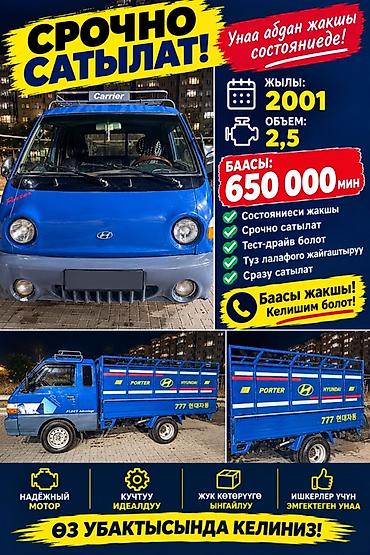 Hyundai: Hyundai Porter: 2001 г., 2.5 л — 2