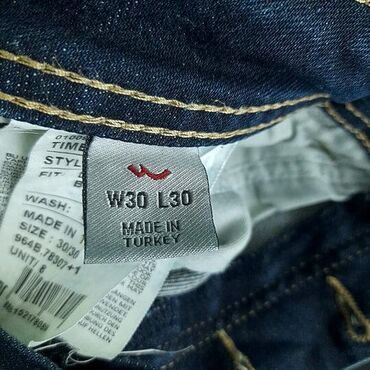 Farmerke: Farmerke, 30 / 30, Ltb, Loose fit — 8