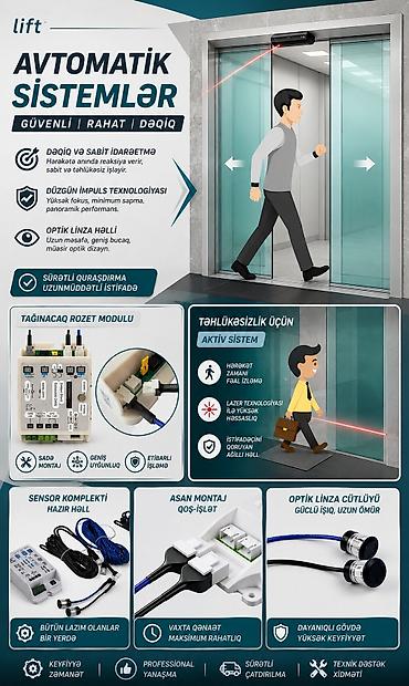 seker olcen cihazlar: AVTOMATİK LİFT QAPILARI ÜÇÜN SENSOR SİSTEMİ
fotasel — 1