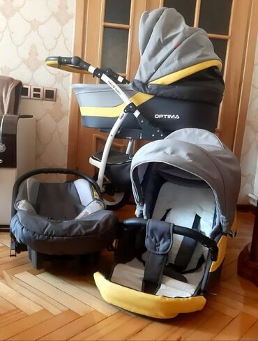 kidilo коляска 3 в 1: Milana…. Optimal kaleska qiymeti 180man Teze kimidi 3 hisselidi yataq