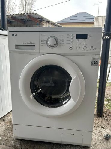 Стиральные машины: Стиральная машина LG, Б/у, Автомат, До 6 кг, Полноразмерная — 17