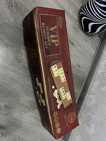 oyuncalar: VIP Wooden Rummy Set – taxta okey dəsti Məhsulun xüsusiyyətləri: - — 4