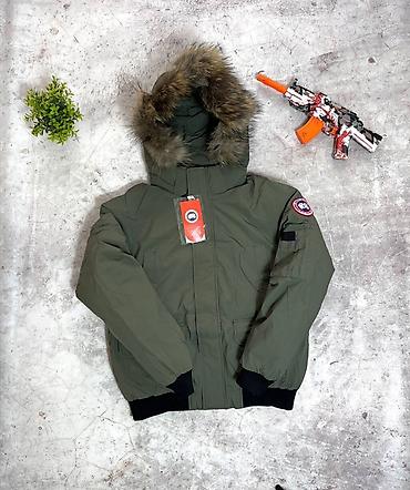 гусинный пух: Зимние куртки Canada Goose цена: 5500 Размеры: M-3XL Материал — 5