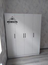 Dolablar: Yeni, Açılan, 4 qapılı Düz dolab, Qarderob, paltar dolabı, Azərbaycan — 1