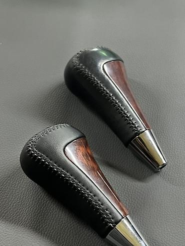step rf3: Ручки селектора АКПП (набор 2 шт.) - Материал: натуральная кожа с — 2