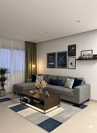 Divanlar: Məhsul: Künc divan (L‑şəkilli) Təsvir: - Müasir, minimal dizaynlı — 1