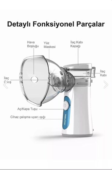 İnqalyatorlar, nebulizerlər: Yeni model,daşına bilən nebulayzer-inqalyator. Öz sinfində Satış — 5