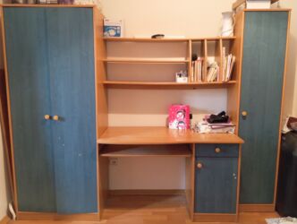 бу кухонные мебели: Срочно продаю польский юношеский гарнитур б/у