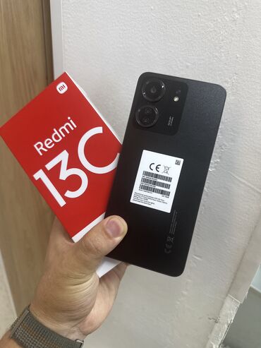 ош стиральные машины: Redmi, Redmi 13C, Б/у, 128 ГБ, цвет - Черный, 2 SIM