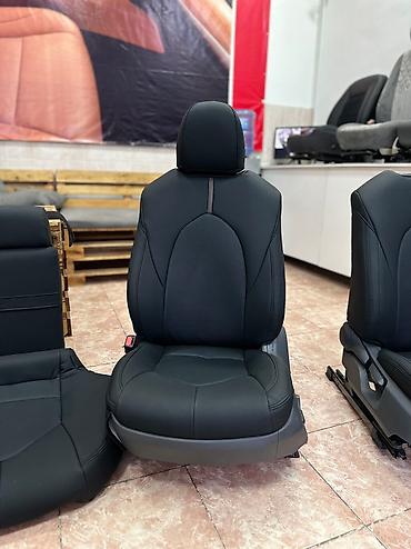 x6: Чехлы Экокожа, С подушкой, цвет - Черный, Toyota, Новый, Самовывоз — 8