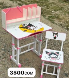 Другая мебель: Многофункциональный детский стол и стул с регулируемой высотой — 2