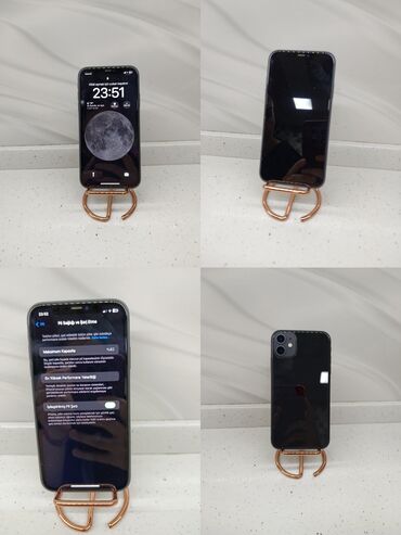 Apple iPhone: IPhone 11 Pro, 128 GB, Black Titanium, Zəmanət, Face ID, Sənədlərlə