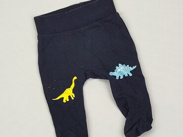 spodenki bawełniane chłopięce: Sweatpants, So cute, 0-3 months, condition - Good