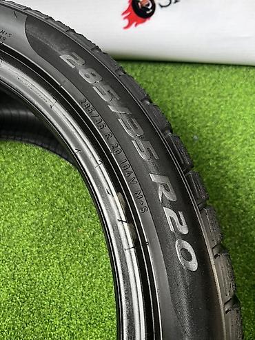 чёрные зимние: Шины 285 / 35 / R 20, Зима, Б/у, Пара, Легковые, Италия, Pirelli — 3