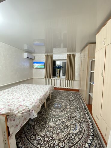 гостиница бишкек 7 мкр: 1 комната, Душевая кабина, Постельное белье, Кондиционер