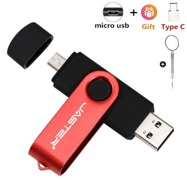 komputer aksesuar: USB fleş kart otg tape c 64 gb
