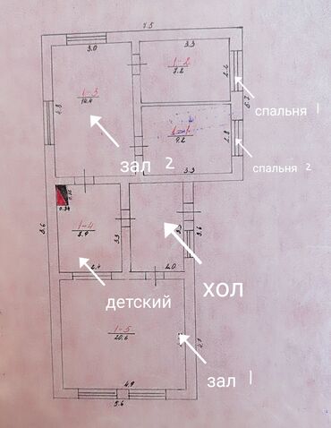 дом однокомнатный: Дом, 4 м², 5 комнат, Собственник, Дизайнерский ремонт