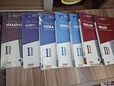 Testlər: DİM “Test Toplusu” kitabları dəsti Fənlər və hissələr: - Riyaziyyat – — 1