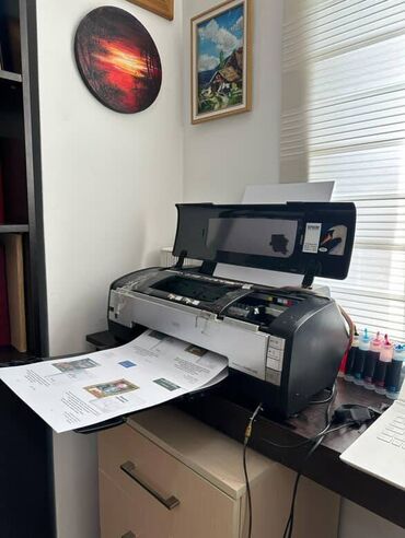 Мониторы: Epson Stylus Photo 1410 foto printer - Rəngli foto və sənəd çapı üçün