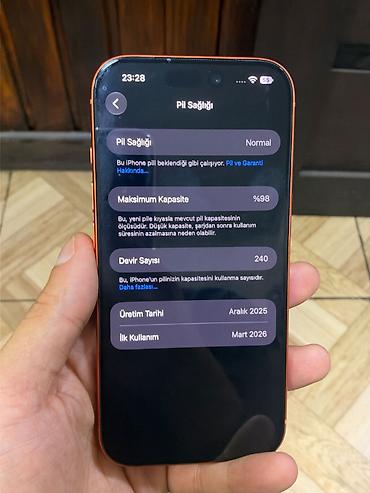 iphone 17 pro silver: IPhone 17 Pro, 256 GB, Narıncı, Face ID, Sənədlərlə — 7