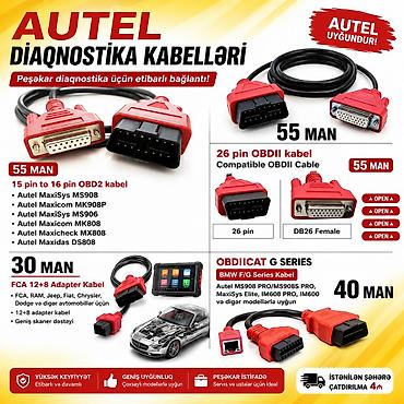 Diaqnostik avtomobil skanerləri: Avto diaqnostika kabelləri. 🚍🚍🚍 Diaqnostika kabelləri Lənkəran — 17