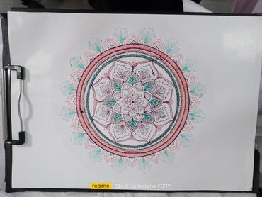 Şəkillər, tablolar: Məhsul: Əl işi qrafik rəsmlər və ornament sketçləri Təsvir: - Ağ — 19