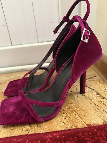 фукс: Туфли, 37, Zara, Новый, цвет - Фиолетовый, Самовывоз, Платная доставка — 2