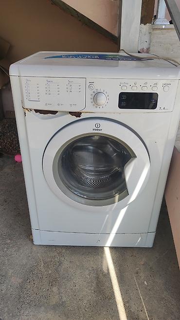 su ilə işləyən ventilyator: Paltaryuyan maşın Indesit, 7 kq, İşlənmiş, Avtomat, Qurutmasız, Kredit yoxdur, Ünvandan götürmə — 2
