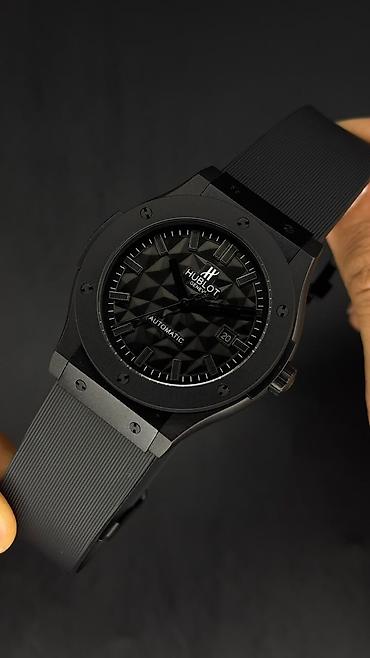 Личные вещи: Новый, Наручные часы, Hublot, цвет - Черный — 2