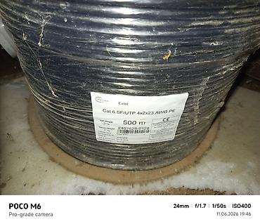 lan kabeli: ETK Kablo Estet Cat 6 SF/UTP kabel – 500 m bobin Texniki — 2