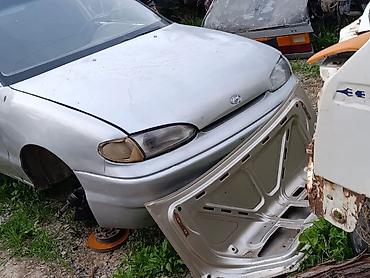 sonata k5: Авторазбор Hyundai Accent (первое поколение, седан, серебристый) — 2