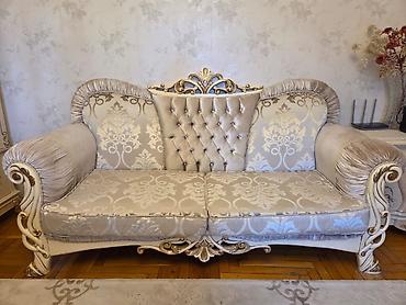 Mebel: İşlənmiş, Klassik divan, Divan, Bazasız, Açılmayan — 1