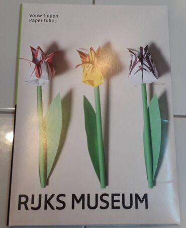 Folding tulips - Jacob Marrel (Origami ) 24 χαρτάκια για τουλίπες 24